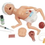 Neonate doll for nappy practice, male